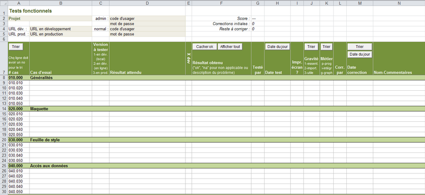 Sample Excel Templates Chiffrage Projet Informatique Excel