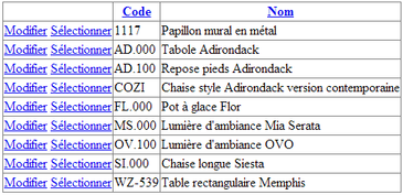 Exemple de GridView