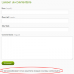 Accéder à « Subscribe to comments : une extension permettant d »