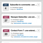 Accéder à « WPTouch : une extension pour adapter facilement vo »